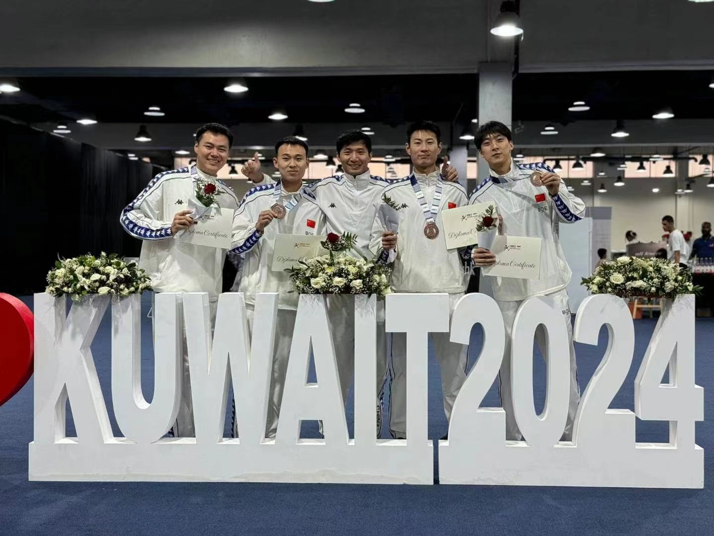 我校运动员王子杰获得亚洲击剑锦标赛男子重剑团体铜牌